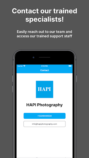 HAPI Photography Screen 3