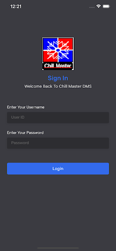 Android application Chill Master DMS screenshort