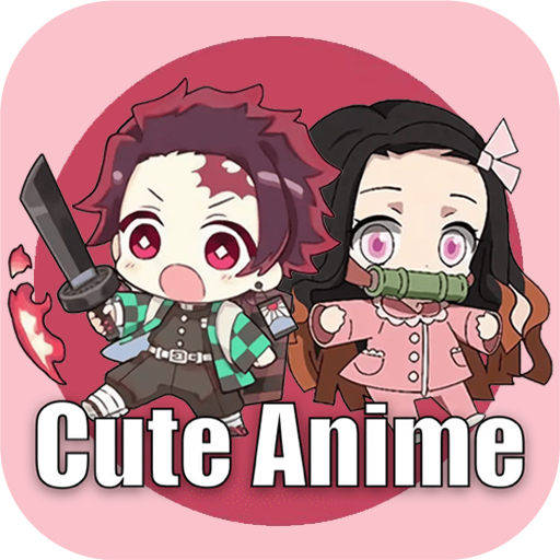 Cute Stiker Anime Demon Slayer
