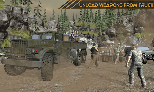 Dirt Road Army Cargo Truck Screen 3