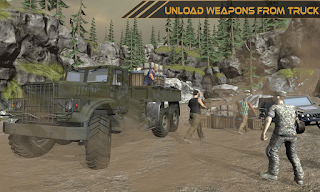 Dirt Road Army Cargo Truck - Screenshot 2