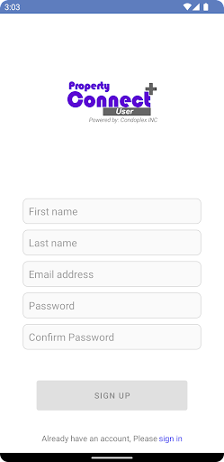 Android application Property Connect User screenshort