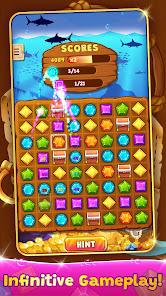 Captura de Pantalla 3 Amazing Jewels Match 3 Game android
