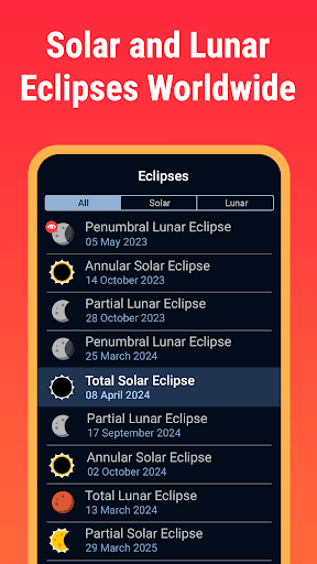 Android application Eclipse Guide：Solar Eclipse'24 screenshort