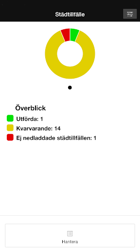 Android application Pocketlord Städas screenshort