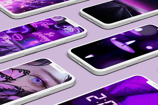 Screenshot of Purple Wallpaper