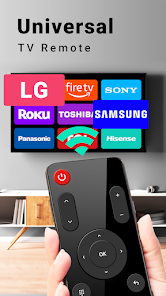Mando universal que permite manejar directamente cualquier televisor  SAMSUNG, LG, SONY, PHILIPS o PANASONIC sin ningún