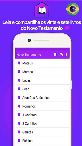 Android application Novo Testamento screenshort