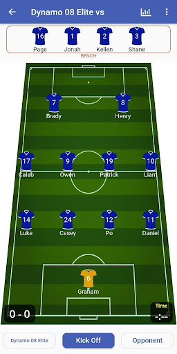 Starting XI: Soccer Stat Track Screenshot 2 - AppWisp.com