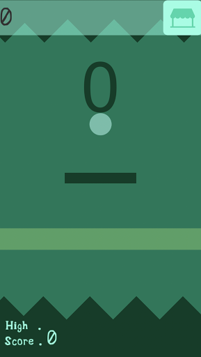 Android application 2D Basic Jumping Ball Game screenshort