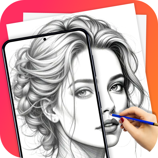 AR Drawing Sketch Paint App Logo