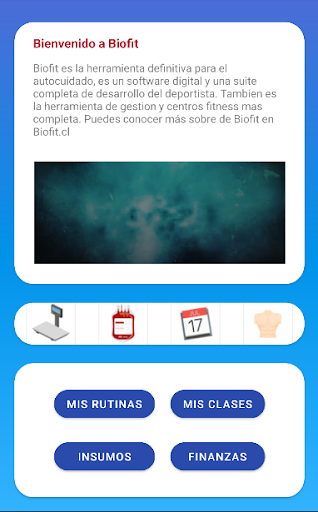 Android application Biofit App screenshort