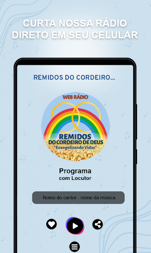Android application Remidos do Cordeiro de Deus screenshort