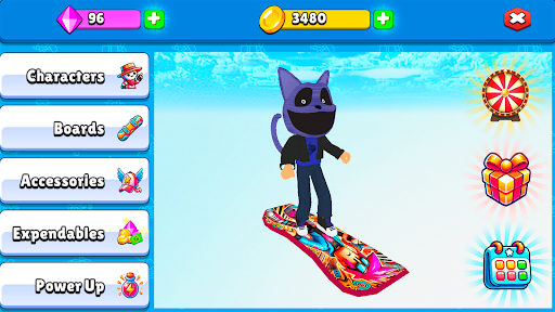 Obby Snowboard Parkour Racing 3