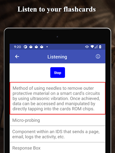 Screenshot of PANCE Flashcards