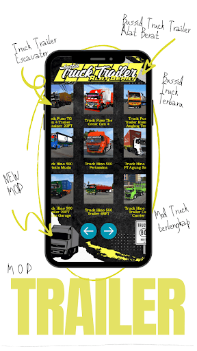Mod Truk Trailer Alat Berat