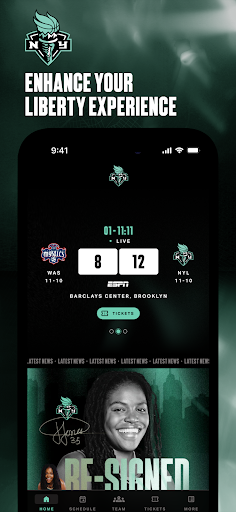 Screenshot of New York Liberty