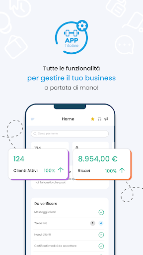 Android application APP Titolare screenshort