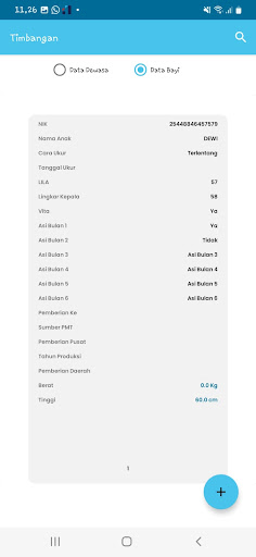 Gerlink Weight Scale Screen 3