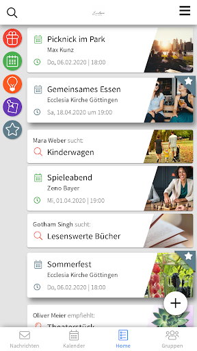 Android application Ecclesia Kirche Göttingen screenshort
