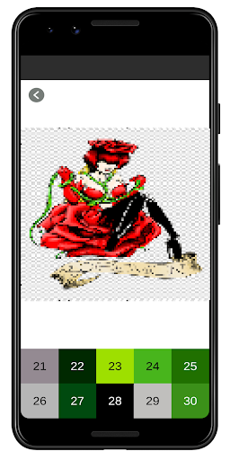 Tattoo Pixel Art Sandbox Color By Number