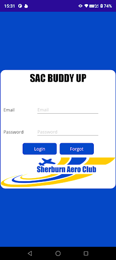 Android application SAC BuddyUp screenshort