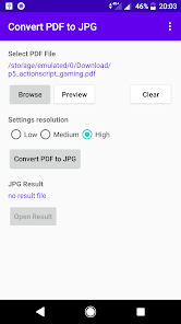 Captura de Pantalla 3 PDF to JPG : Pdf Image Convert android