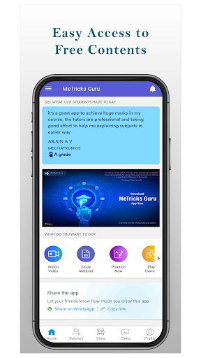 Android application MeTricks Guru - The KTU Tuitio screenshort
