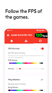 Game Booster Pro: Captura de pantalla del mode Turbo