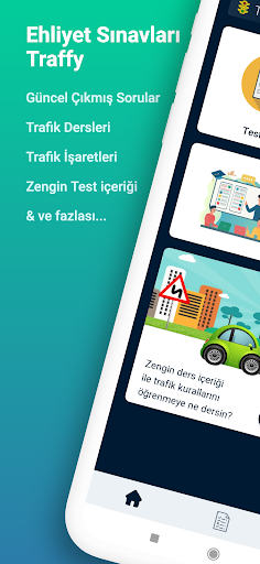 Android application Ehliyet Sınav Soruları 2024 screenshort