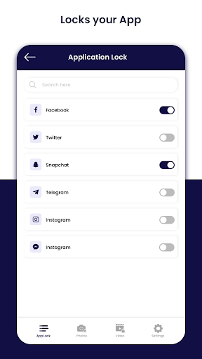 Fingerprint AppLock Screen 3