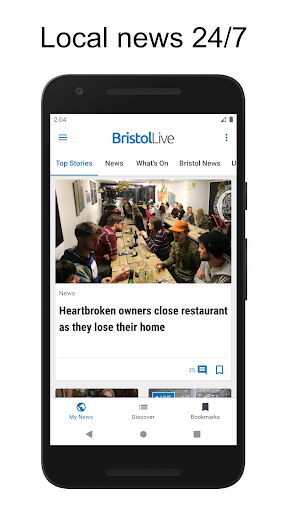 Android application Bristol Live screenshort