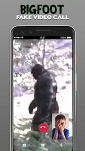 Bigfoot Prank Video Call