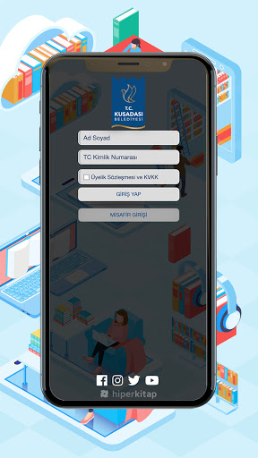 Android application Kuşadası Seyakmer Kütüphane screenshort