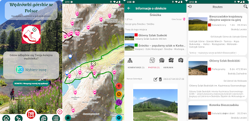 Mountain hiking in Poland