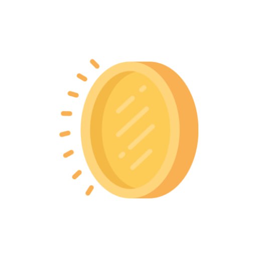 Playing coins logo
