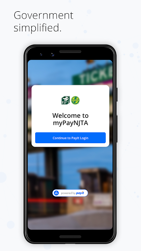 myPayNJTA Screen 2