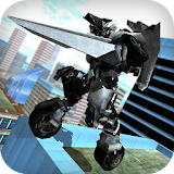 Robot X Ray Hoverboard 3D icon