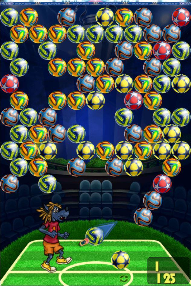 Android application Wolf Bubble Shooter screenshort