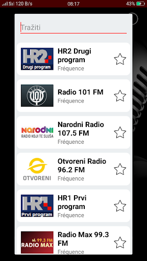 Android application Radio Hrvatska screenshort