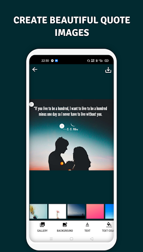 Picture Quotes and Creator app Screen 3