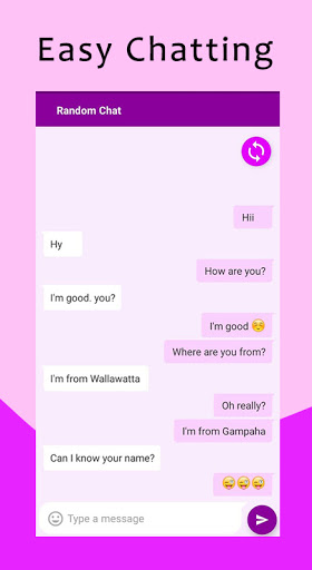 Android application Random Chat (Sri Lanka) screenshort