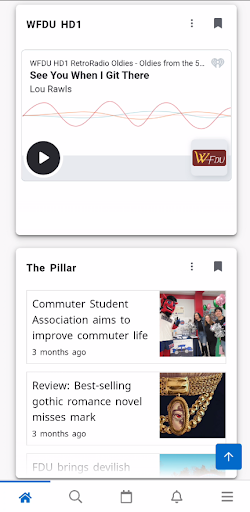 myFDU Connect Screen 2
