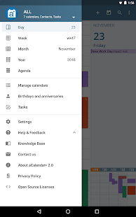 aCalendar+ Calendar & Tasks Screenshot