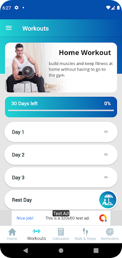 Health and Fitness Screen 3