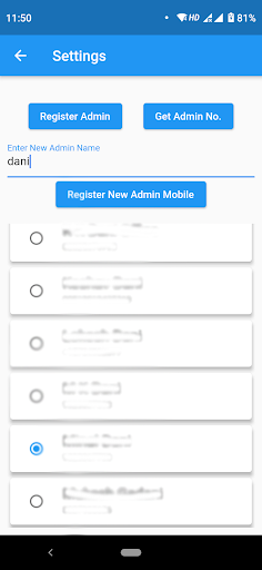 DDS Mobile Access Admin Screen 3