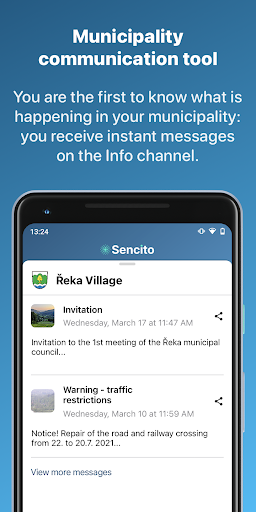 Android application Sencito screenshort
