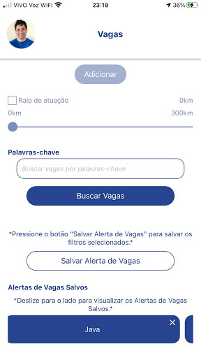 JOB Connect Screen 2