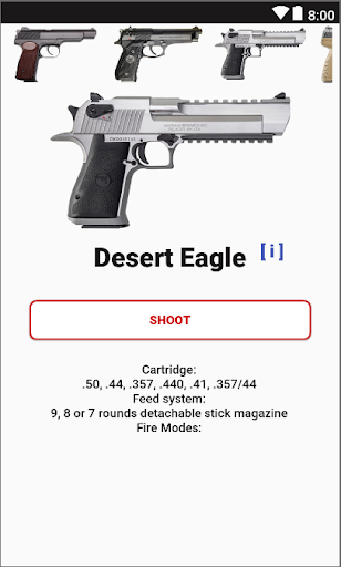 Gun Sounds App Screen 2