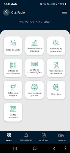 Petros App Screen 2